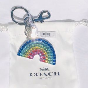 Coach Rainbow Keychain/Bag Charm